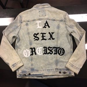 White zombie la sexorcisto levis jean jacket